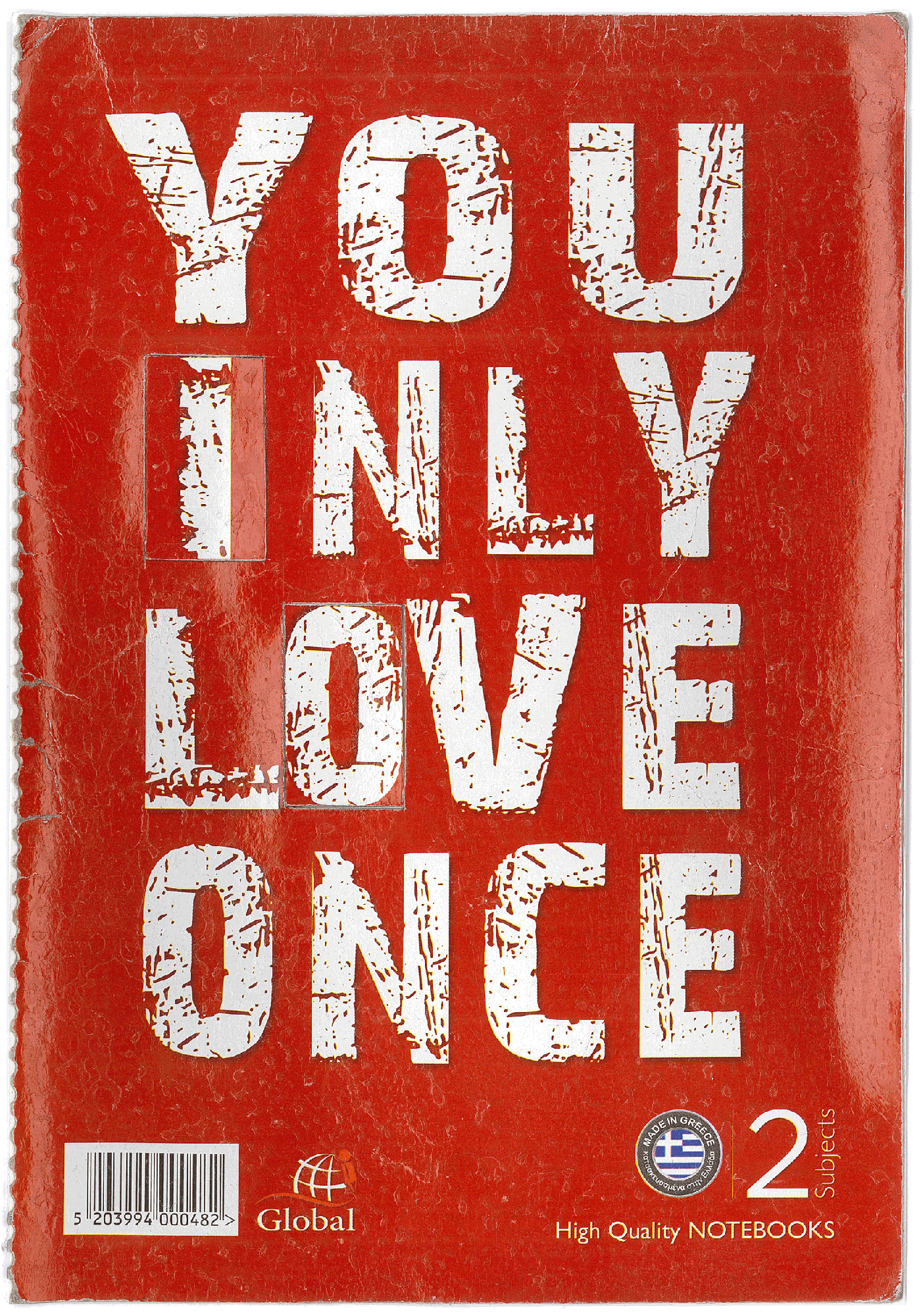 YOU INLY LOVE ONCE